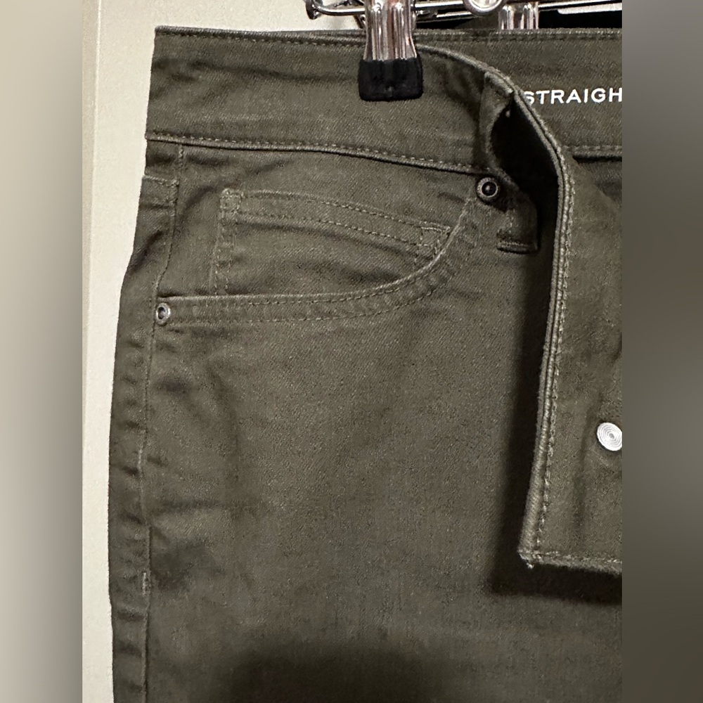 St. John's Bay Dark Olive Straight Leg Pants